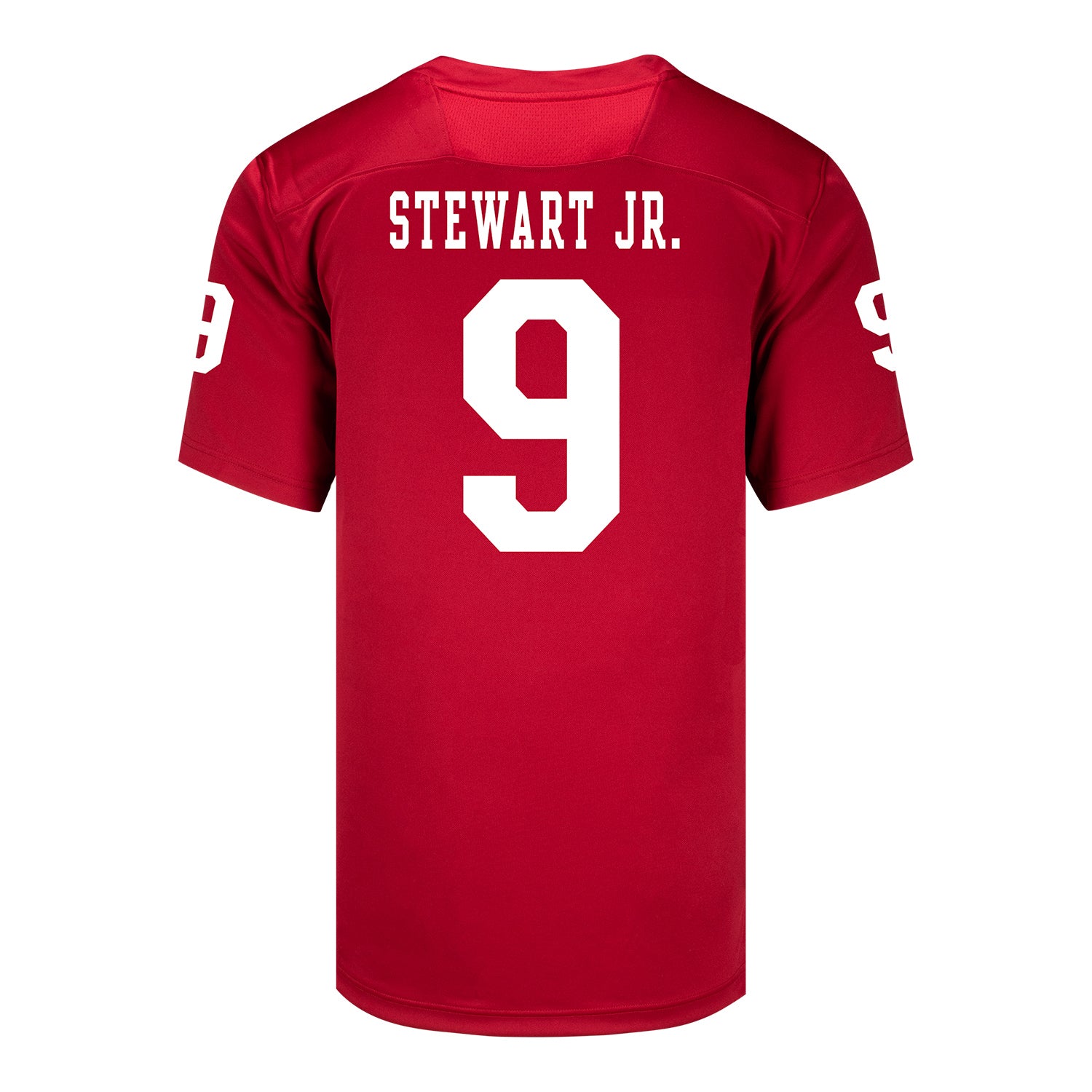 Indiana Hoosiers Adidas Football Student Athlete #9 Seaonta Stewart Jr. Premier Football Jersey
