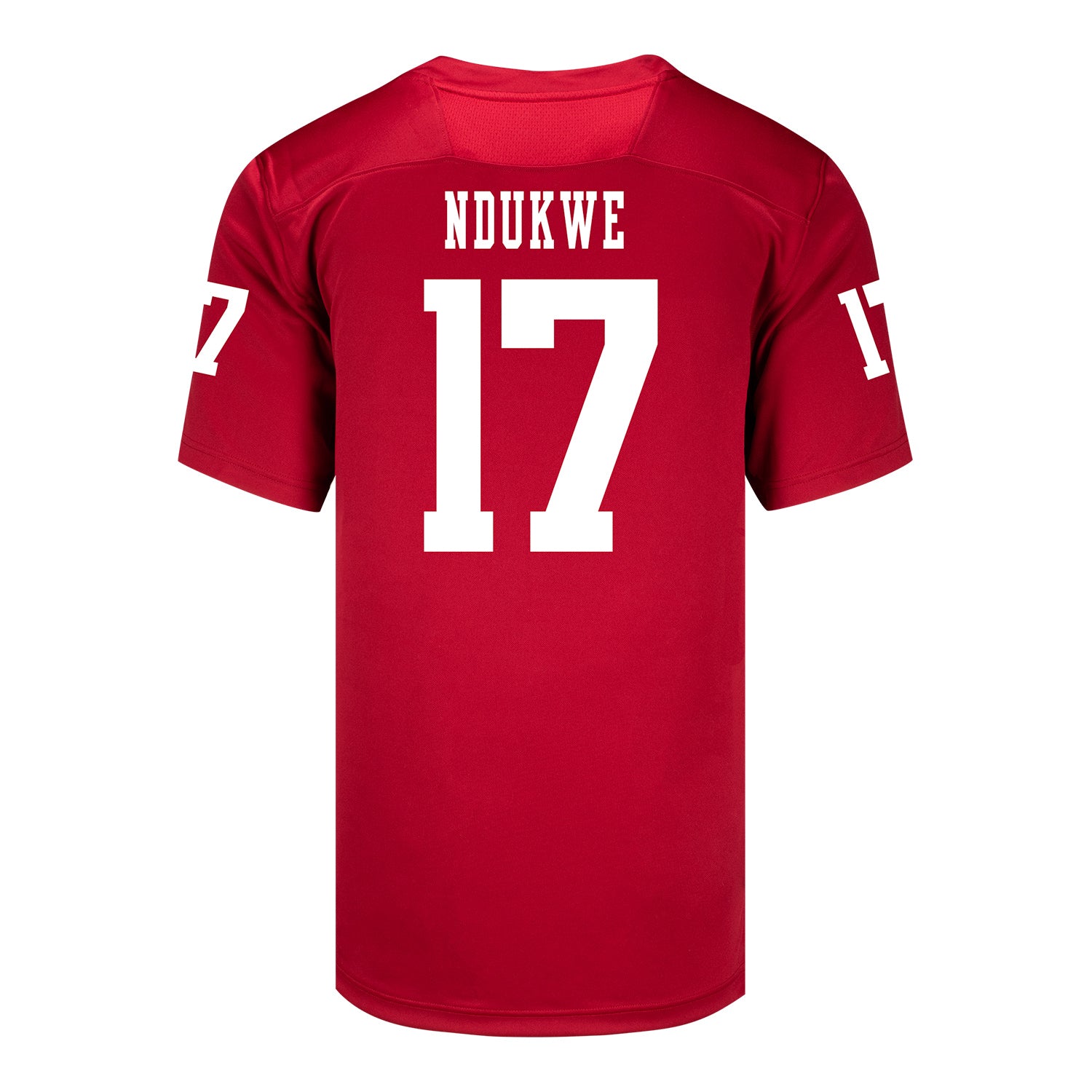 Indiana Hoosiers Adidas Football Student Athlete #17 Daniel Ndukwe Premier Football Jersey