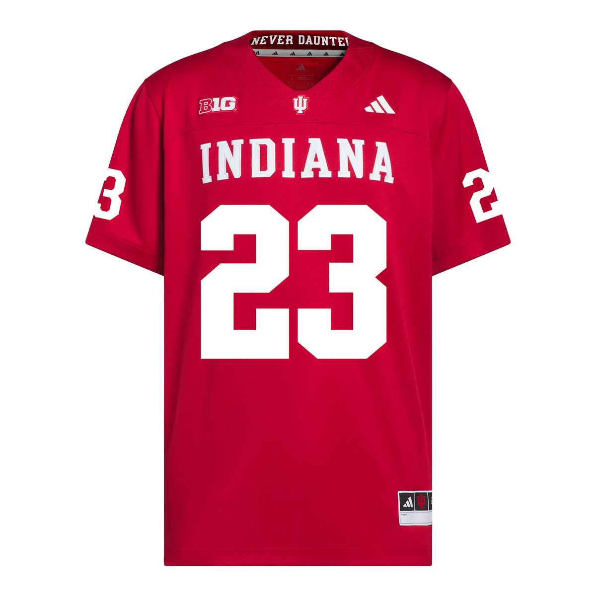 Indiana Hoosiers Adidas Football Student Athlete #23 Henry Ohlinger Premier Football Jersey