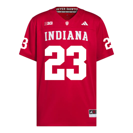 Indiana Hoosiers Adidas Football Student Athlete #23 Henry Ohlinger Premier Football Jersey