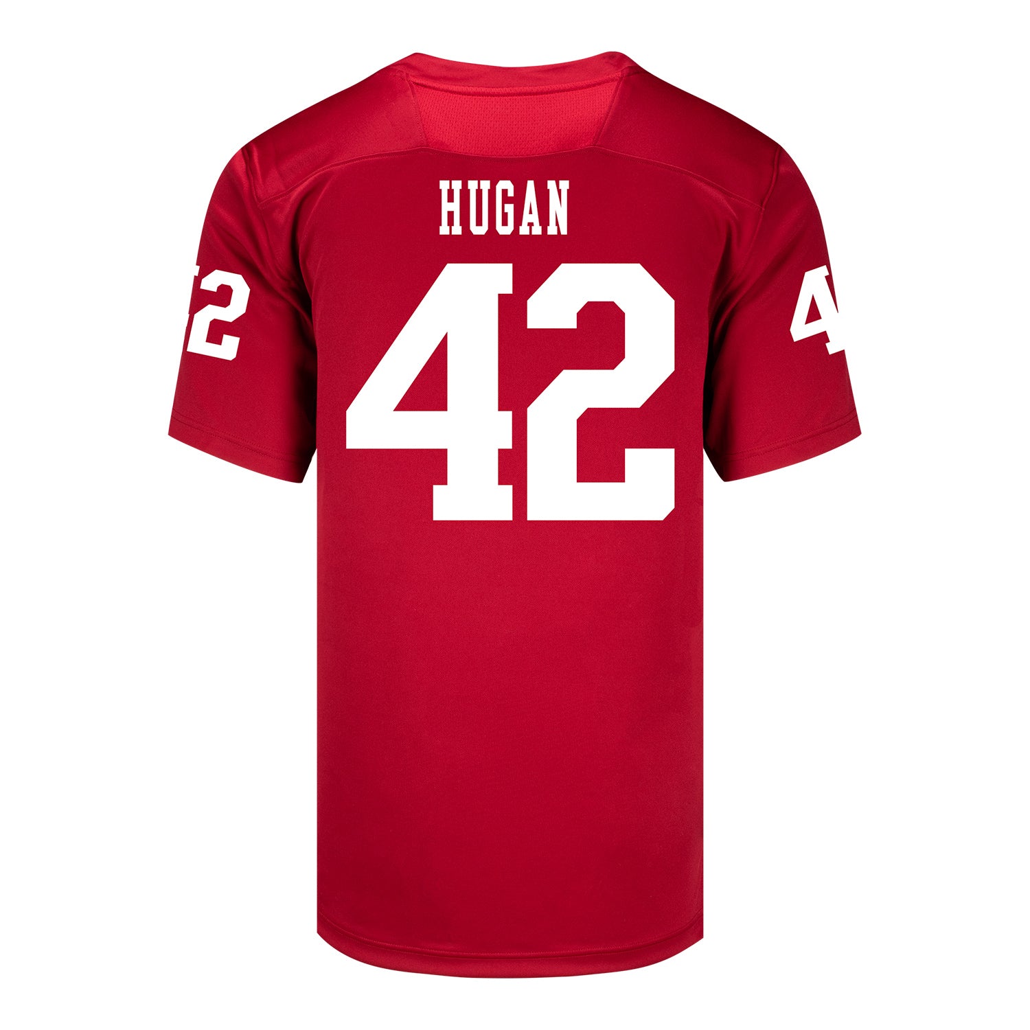 Indiana Hoosiers Adidas Football Student Athlete #42 Kevontay Hugan Premier Football Jersey
