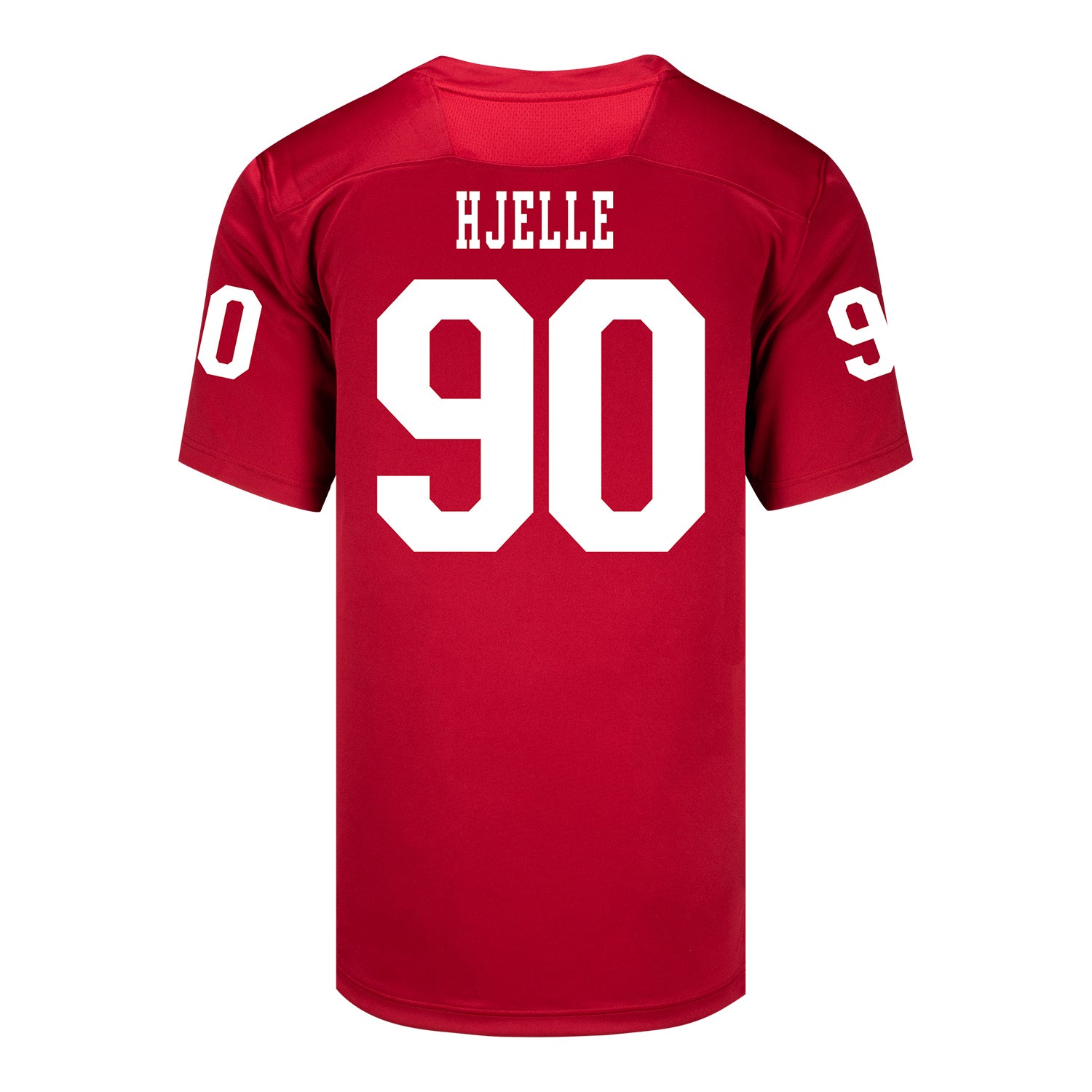 Indiana Hoosiers Adidas Football Student Athlete #90 Joe Hjelle Premier Football Jersey - Front View