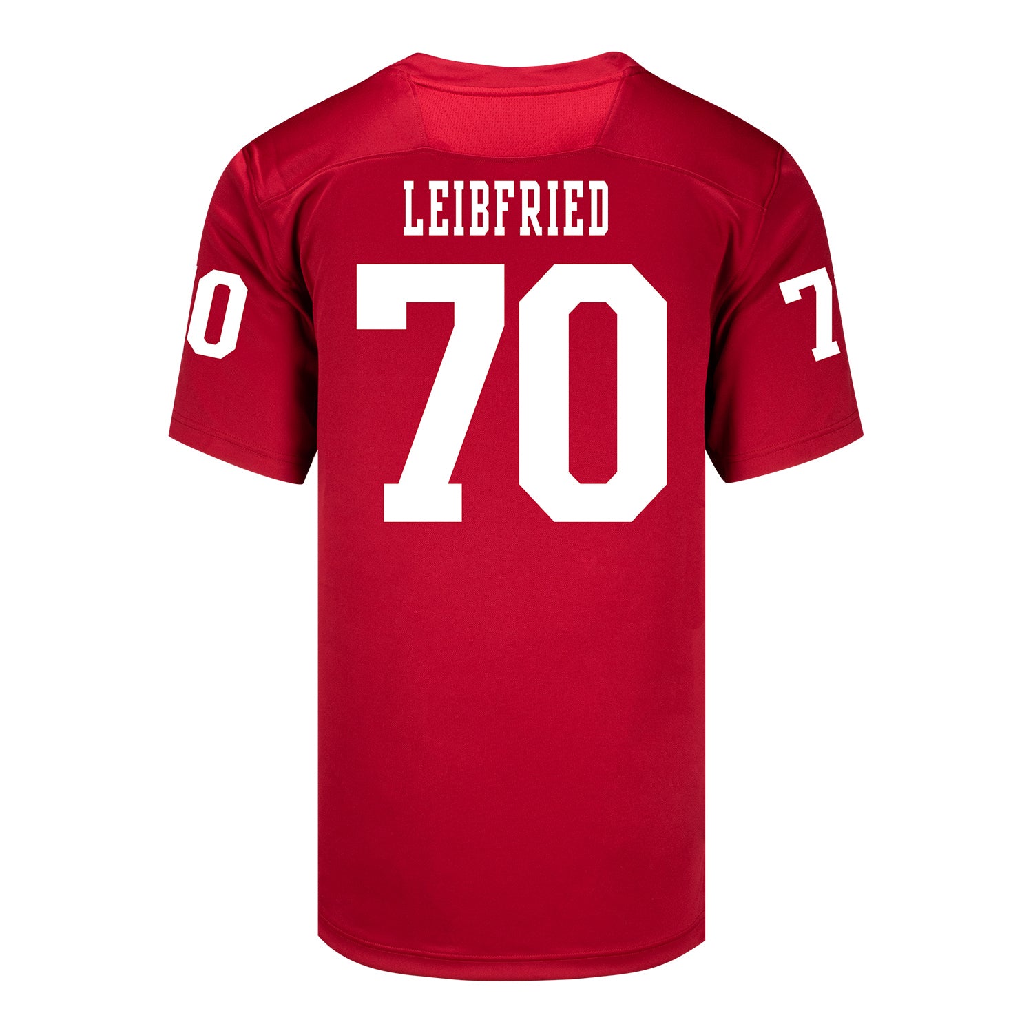 Indiana Hoosiers Adidas Football Student Athlete #70 Austin Leibfried Premier Football Jersey