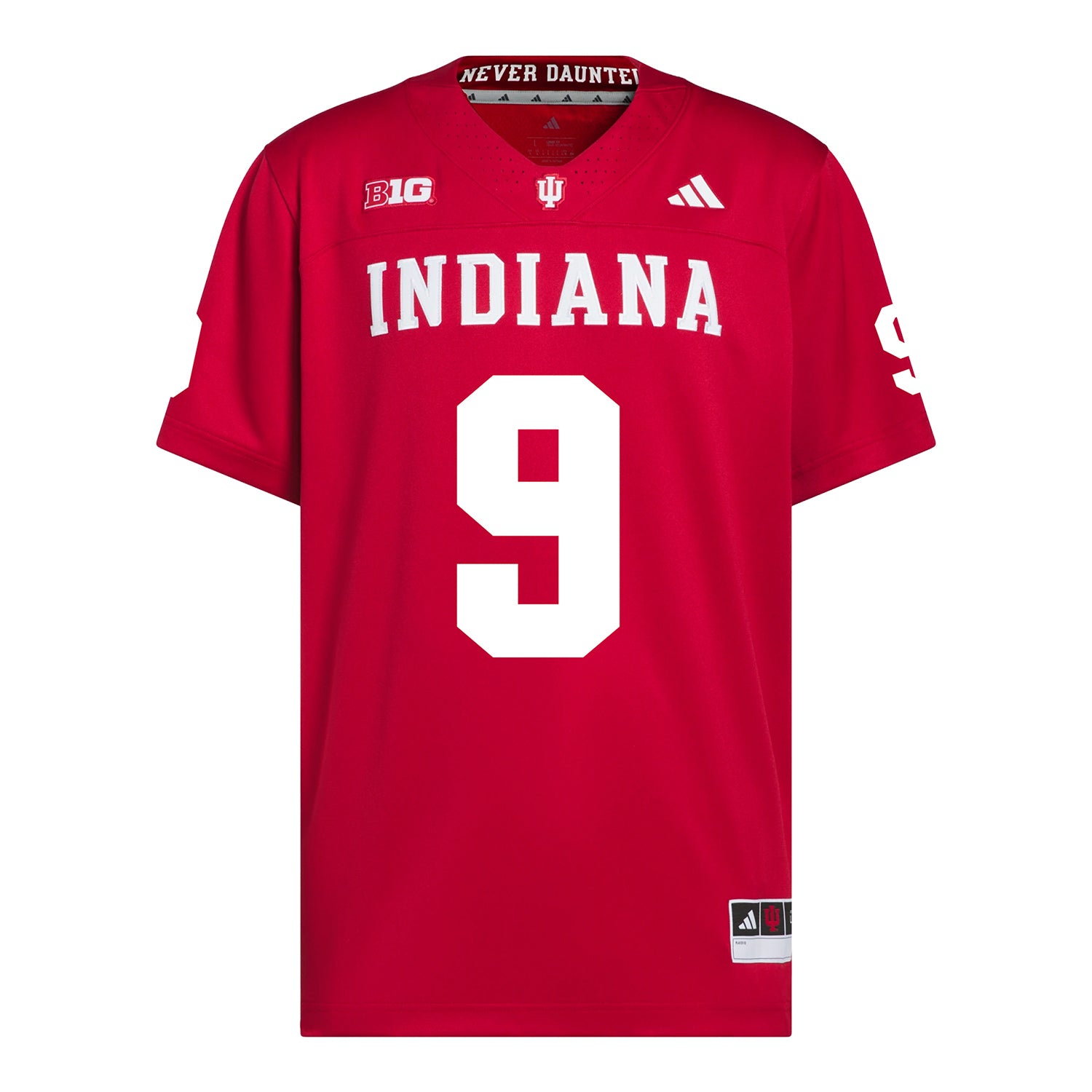 Indiana Hoosiers Adidas Football Student Athlete #9 Stephen Daley Premier Football Jersey