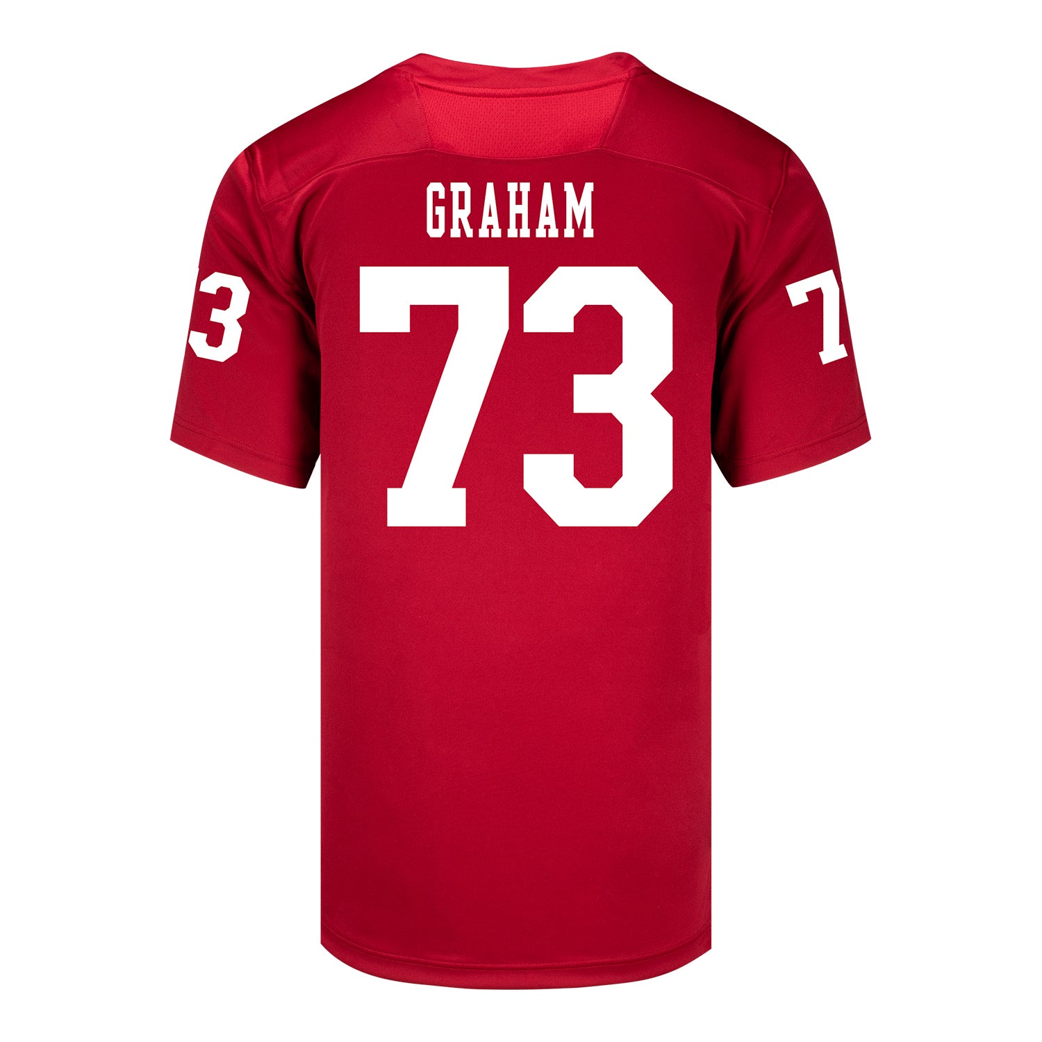 Indiana Hoosiers Adidas Football Student Athlete #73 Luke Graham Premier Football Jersey