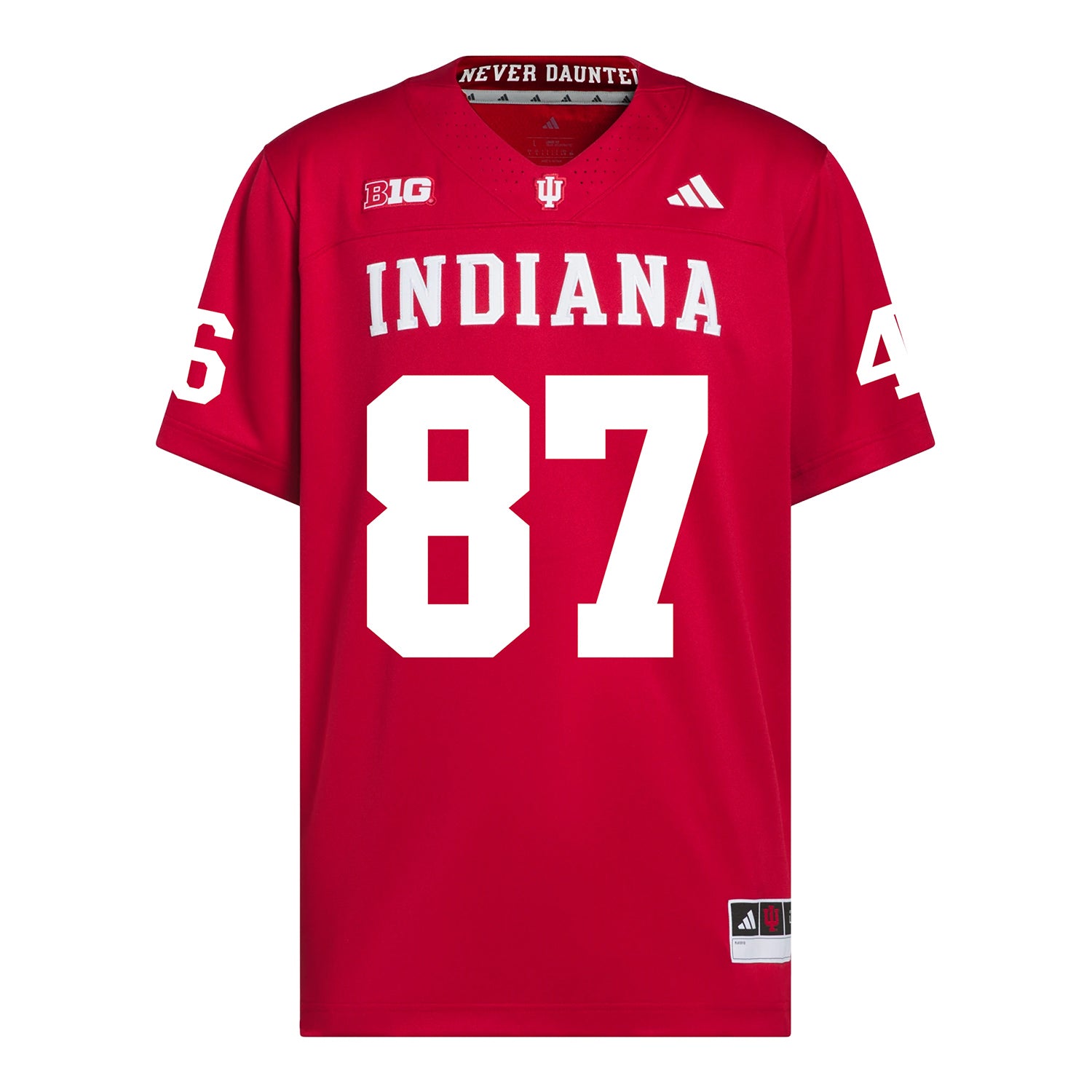 Indiana Hoosiers Adidas Football Student Athlete #87 PJ Macfarlane Premier Football Jersey