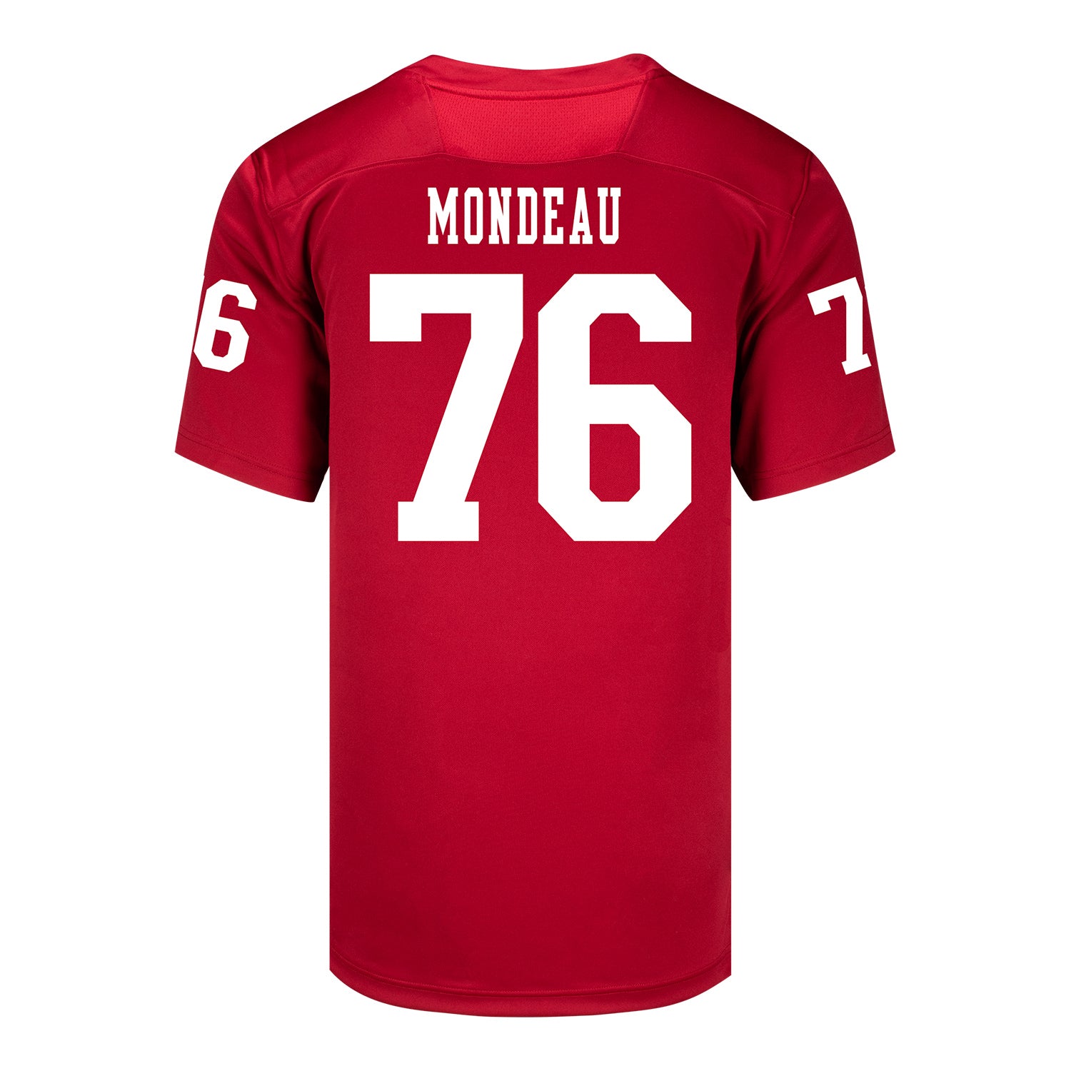 Indiana Hoosiers Adidas Football Student Athlete #76 Kenton Mondeau Premier Football Jersey