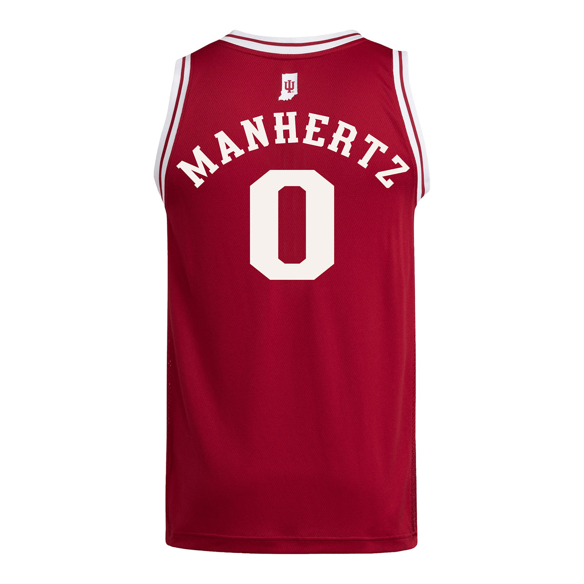 Indiana Hoosiers Adidas #0 Trevor Manhertz Student Athlete Crimson Basketball Jersey