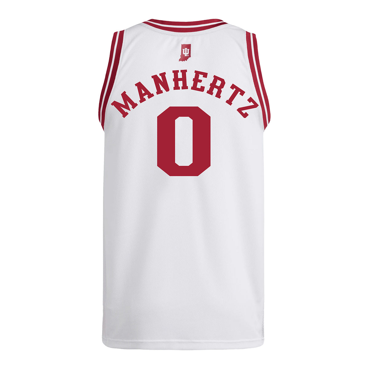 Indiana Hoosiers Adidas #0 Trevor Manhertz Student Athlete White Basketball Jersey