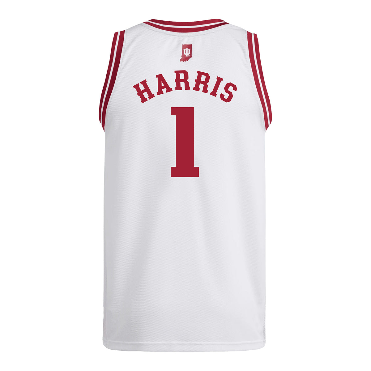 Indiana Hoosiers Adidas #1 Darren Harris Student Athlete White Basketball Jersey