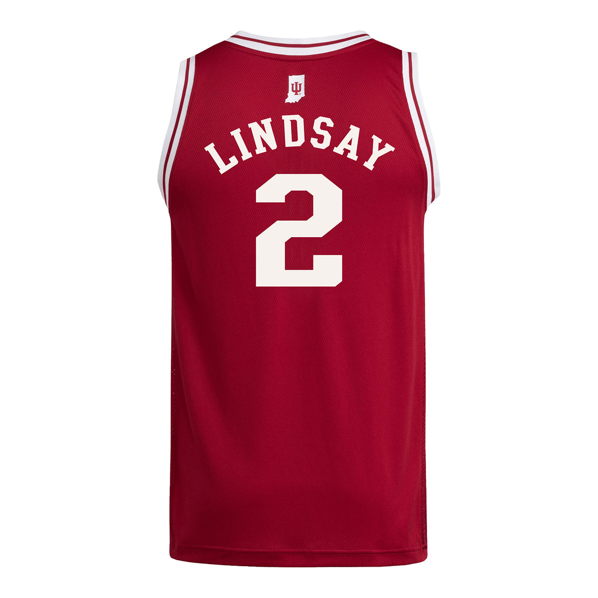 Indiana Hoosiers Adidas #2 Bryce Lindsay Student Athlete Crimson Basketball Jersey