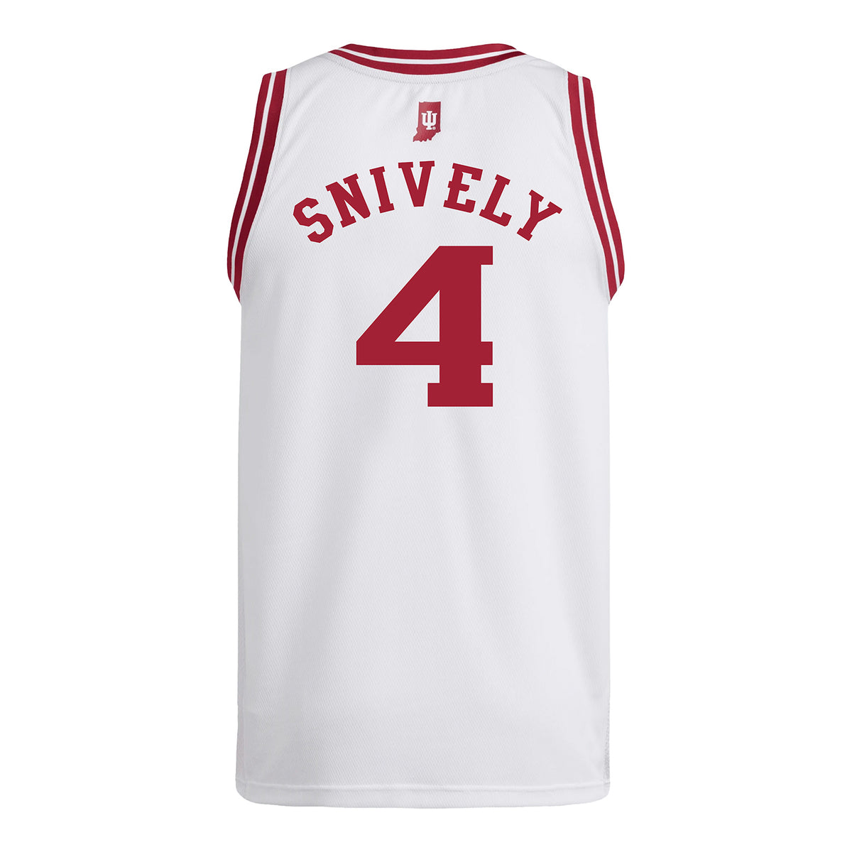 Indiana Hoosiers Adidas #4 Drew Snively Student Athlete White Basketball Jersey