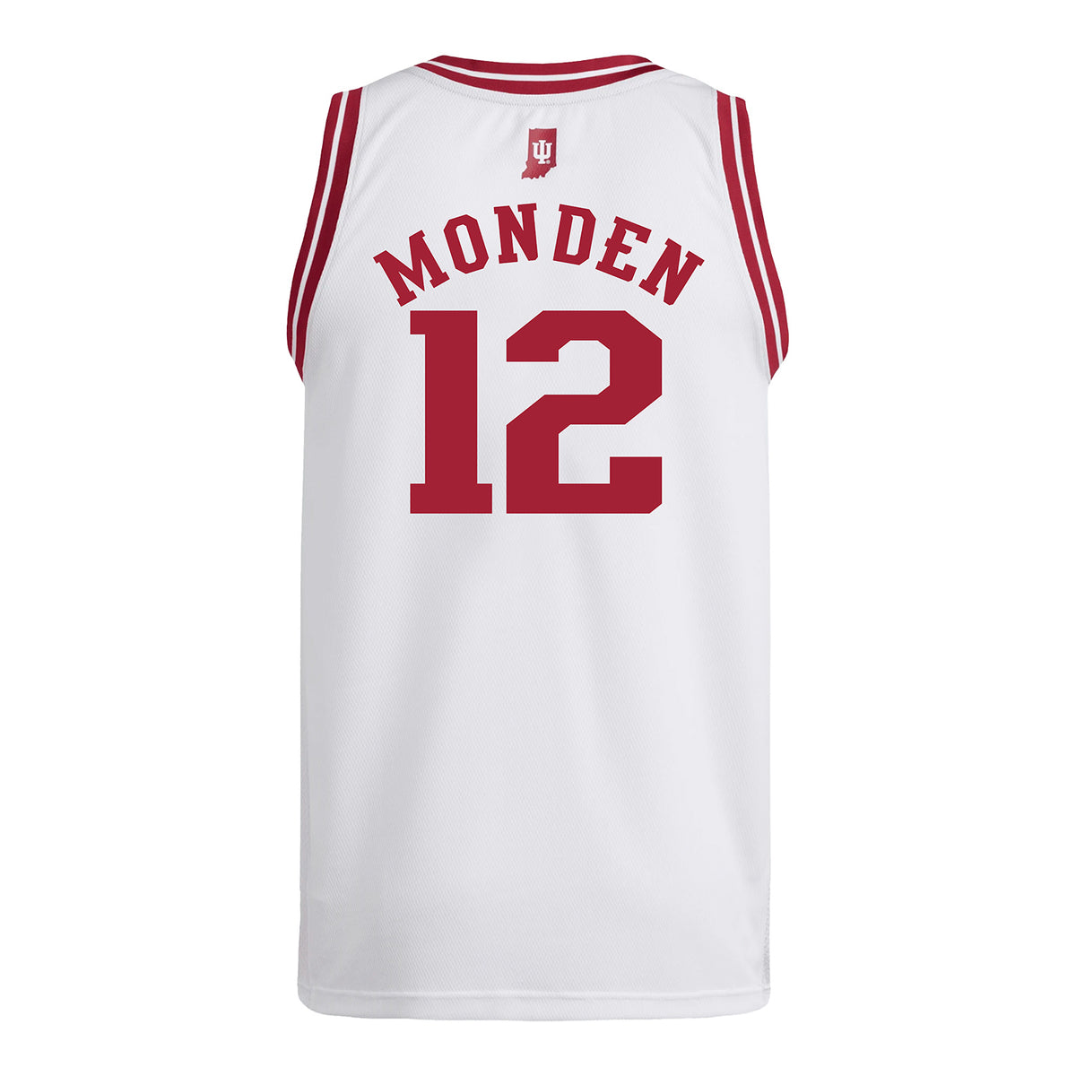 Indiana Hoosiers Adidas #12 Justin Monden Student Athlete White Basketball Jersey