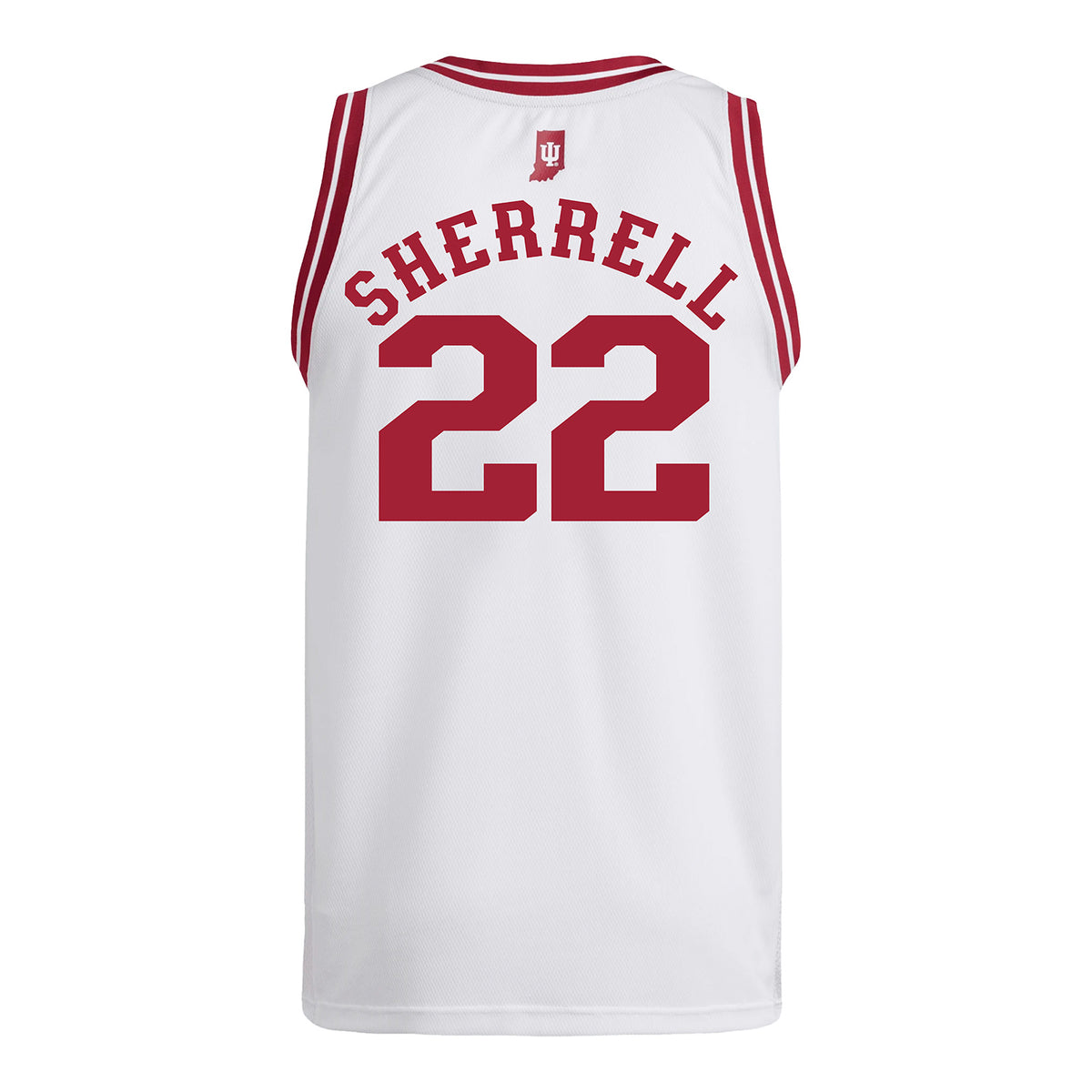 Indiana Hoosiers Adidas #22 Aiden Sherrell Student Athlete White Basketball Jersey