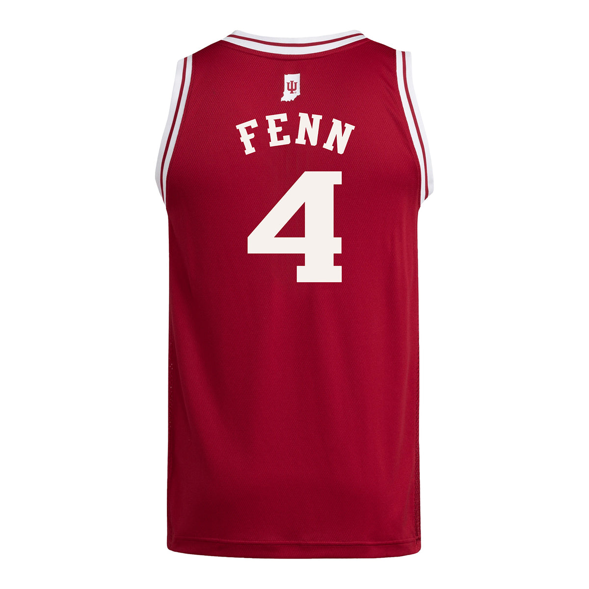 Indiana Hoosiers Adidas #4 Sydney Fenn Student Athlete Crimson Basketball Jersey