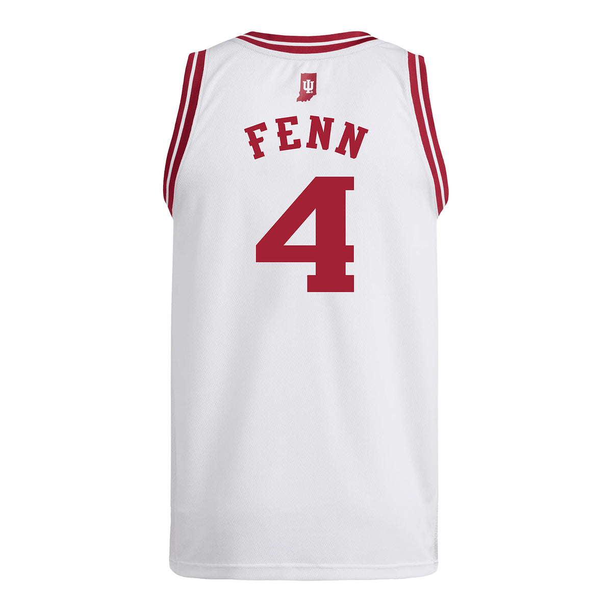 Indiana Hoosiers Adidas #4 Sydney Fenn Student Athlete White Basketball Jersey