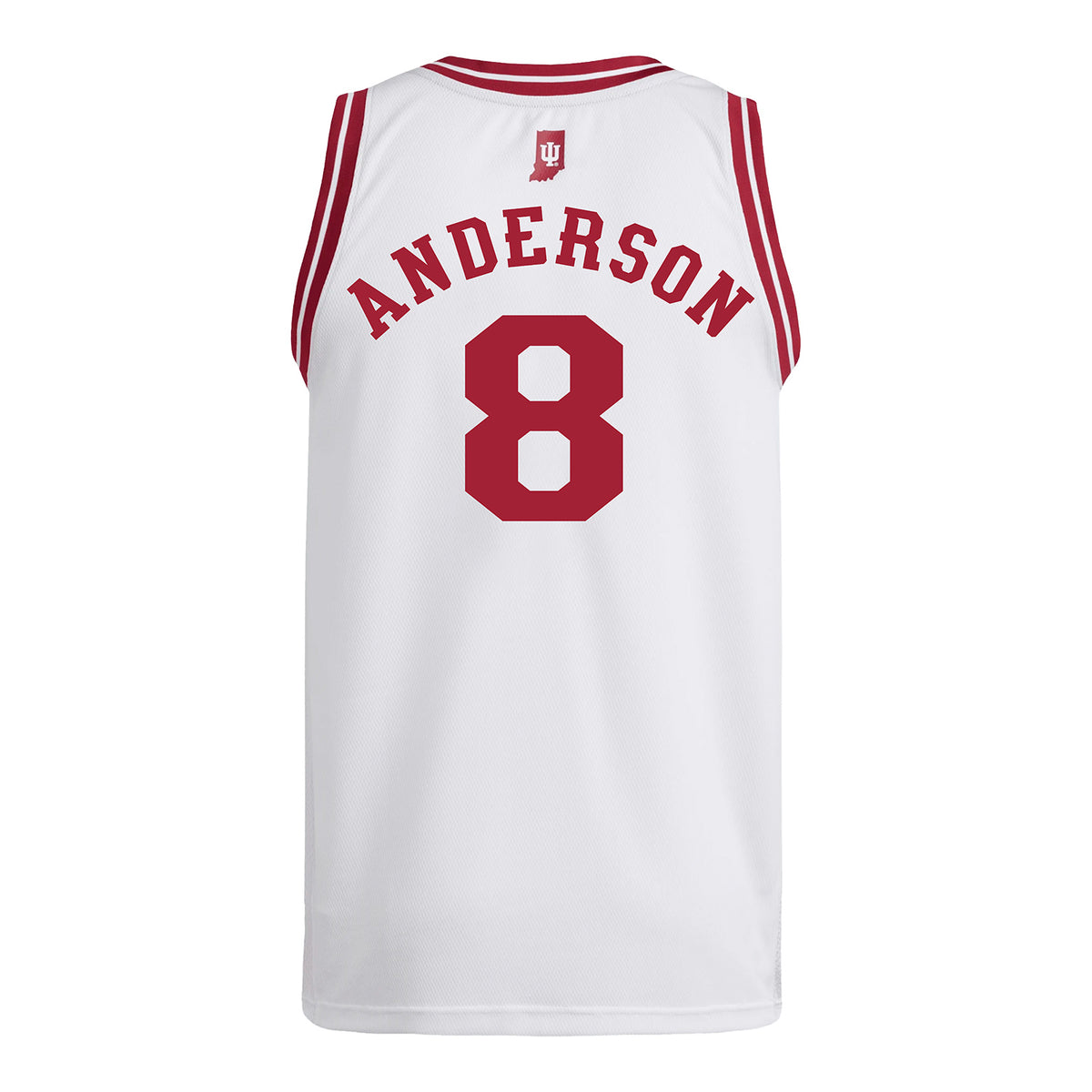 Indiana Hoosiers Adidas #8 Ashyn Anderson Student Athlete White Basketball Jersey