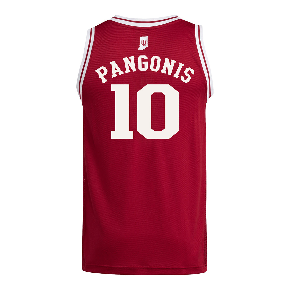 Indiana Hoosiers Adidas #10 Camille Pangonis Student Athlete Crimson Basketball Jersey