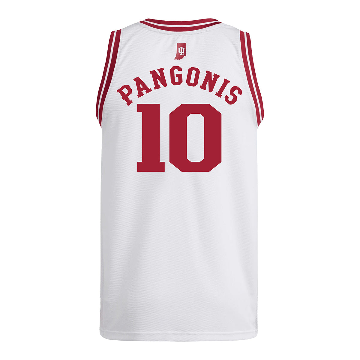 Indiana Hoosiers Adidas #10 Camille Pangonis Student Athlete White Basketball Jersey