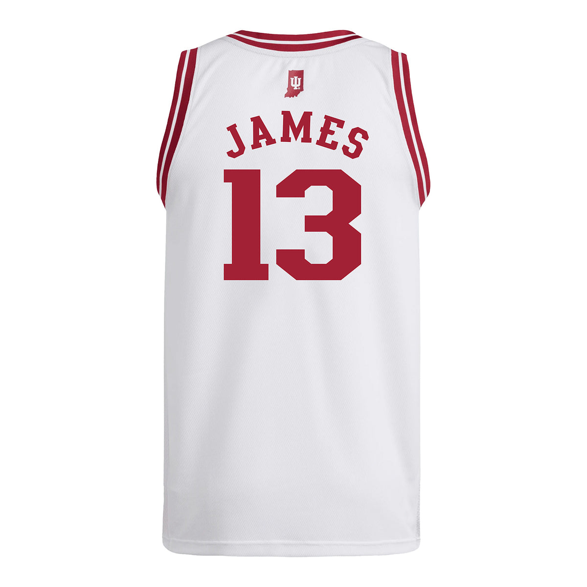 Indiana Hoosiers Adidas #13 Ashlinn James Student Athlete White Basketball Jersey