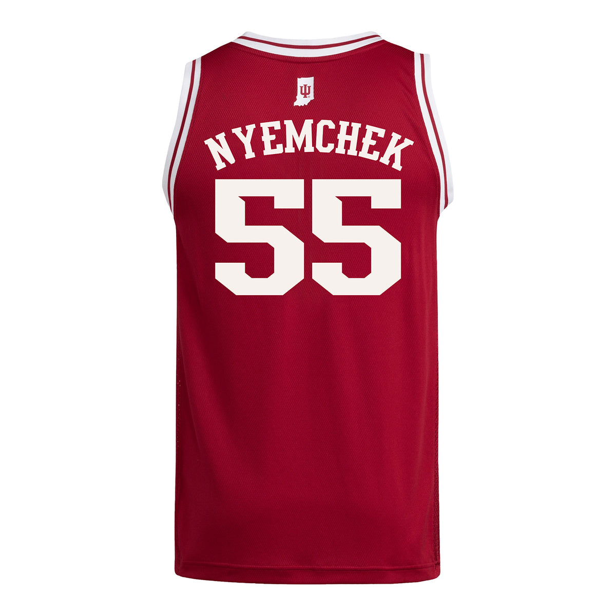 Indiana Hoosiers Adidas #55 Addison Nyemchek Student Athlete Crimson Basketball Jersey