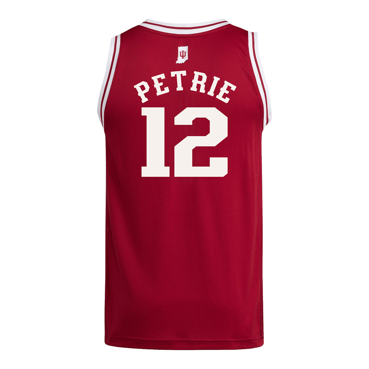 Indiana Hoosiers Adidas #12 Jessica Petrie Student Athlete Crimson Basketball Jersey
