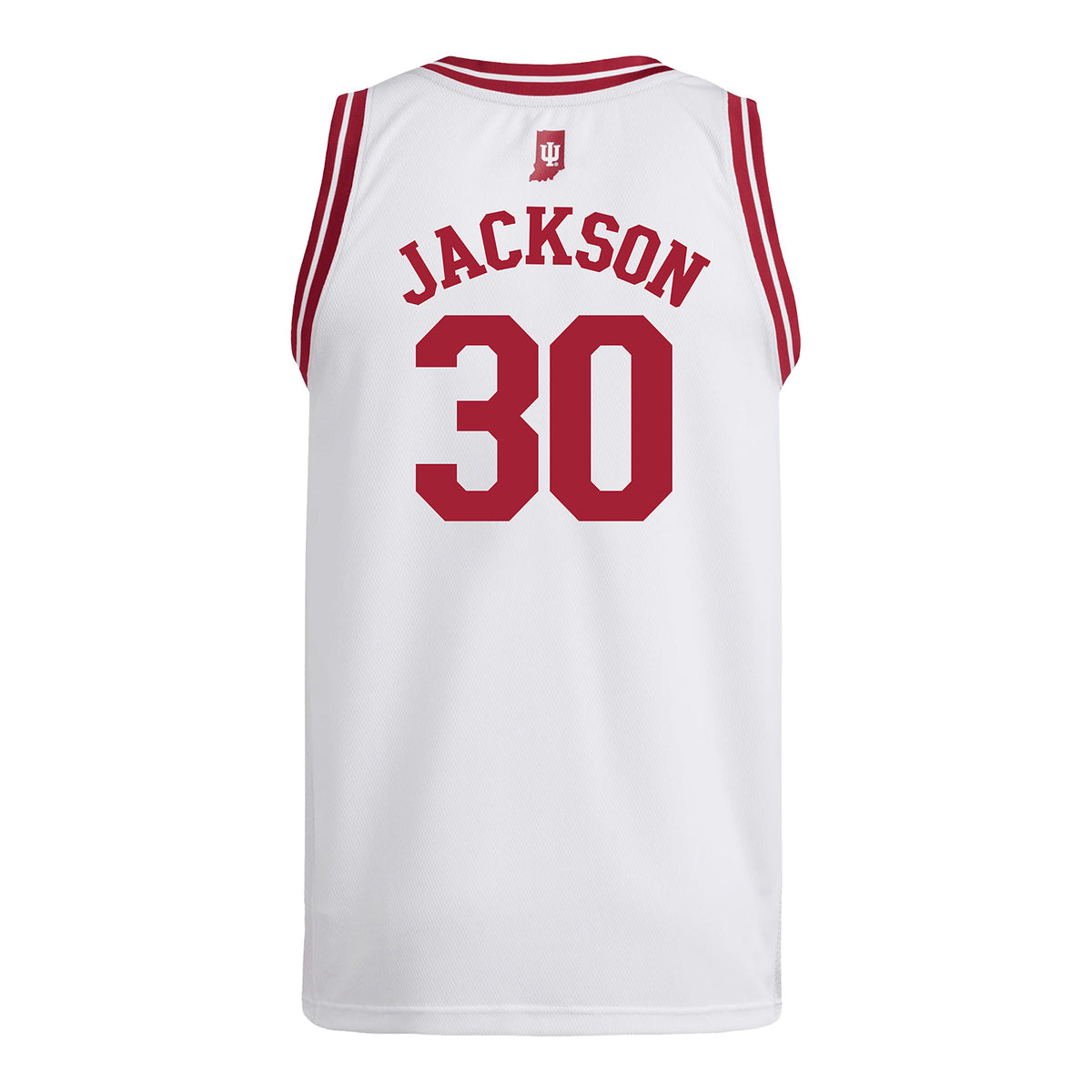 Indiana Hoosiers Adidas #30 Zoe Jackson Student Athlete White Basketball Jersey - Back View