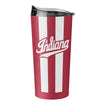 Indiana Hoosiers Candy Stripe 20oz Tumbler - Front View