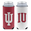 Indiana Hoosiers 2 Color 12 OZ Slim Can Coozie - Front View