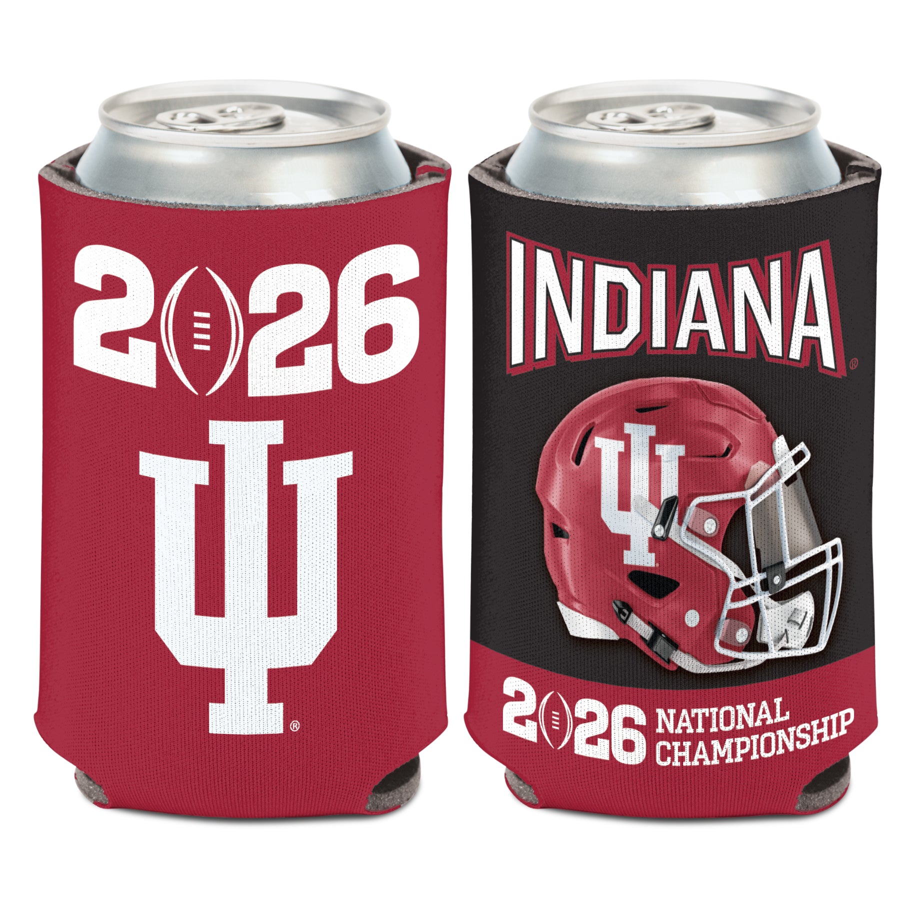 Indiana Hoosiers CFP 2025-2026 Bound Can Cooler - full view