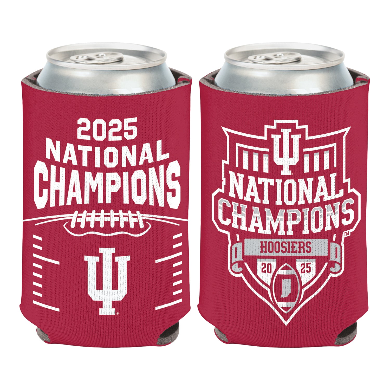 Indiana Hoosiers Wincraft 2025 College Football Playoff Champs Coozie