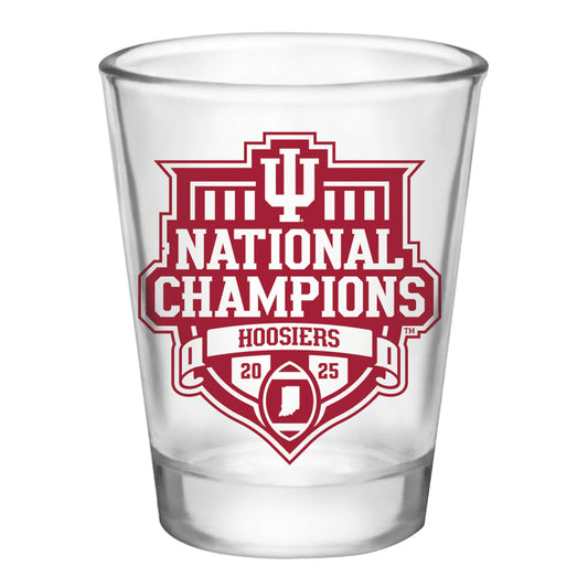 Indiana Hoosiers Indigo Falls 2025 College Football Playoff Champs Shot Glass