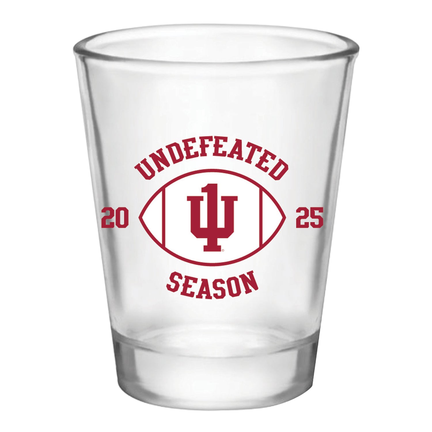 Indiana Hoosiers Indigo Falls 2025 College Football Playoff Champs Shot Glass