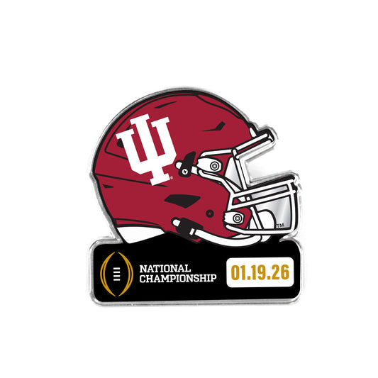 Indiana Hoosiers CFP 2025-2026 Bound Hat Pin - Front View