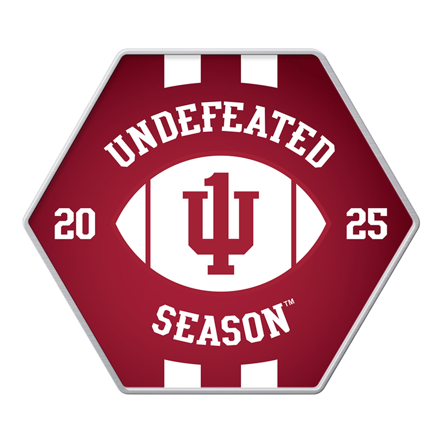 Indiana Hoosiers Aminco 2025 College Football Playoff Champs Undefeated Season Hatpin