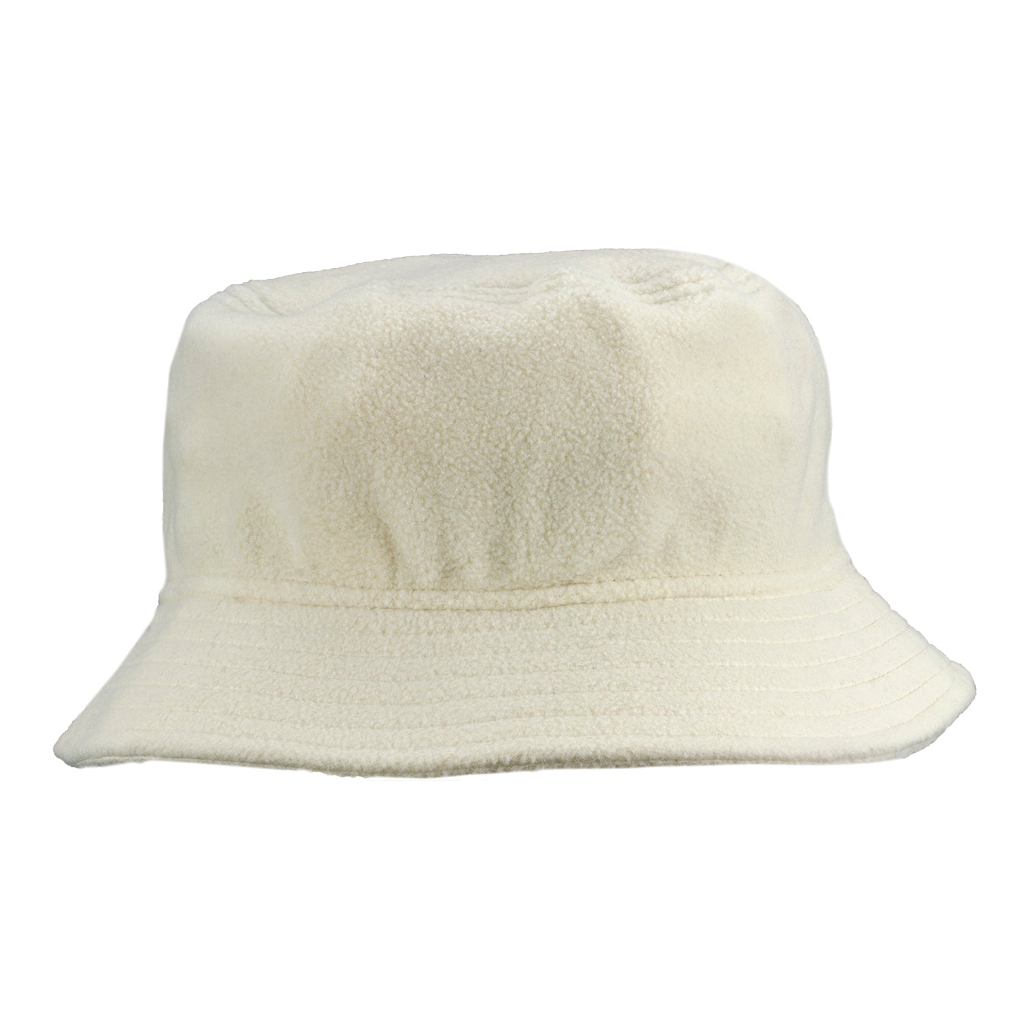 Indiana Hoosiers Ladies Cozy Sherpa White Bucket Hat - Back View