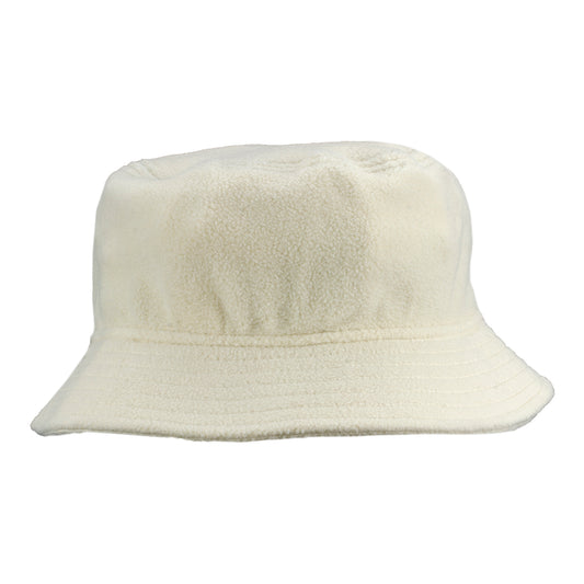 Indiana Hoosiers Ladies Cozy Sherpa White Bucket Hat - Back View