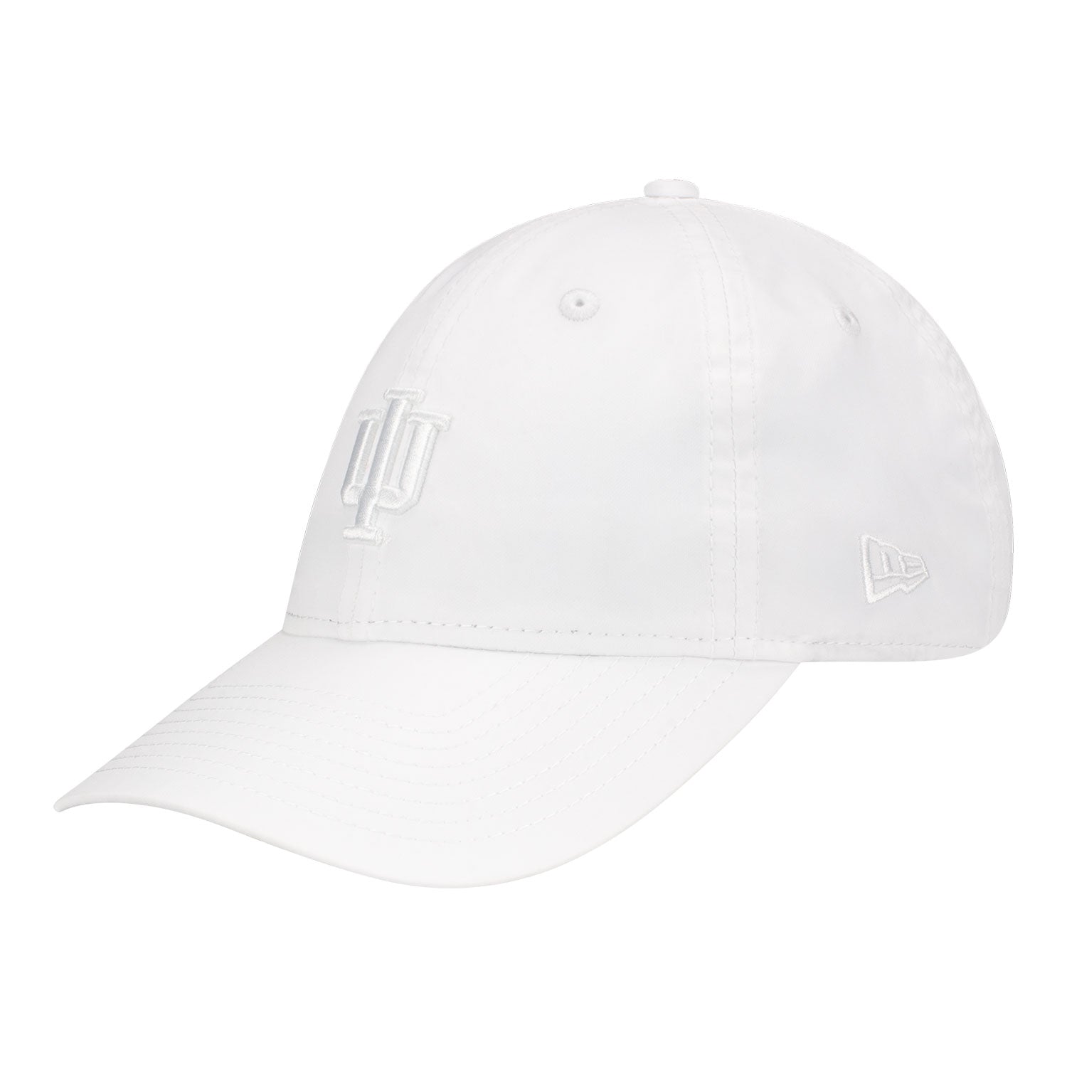 Indiana Hoosiers Ladies Functional Pony Tail White Hat - Front Left View