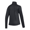 Ladies Indiana Hoosiers Adidas Sideline Black 1/4 Zip Jacket - Back View