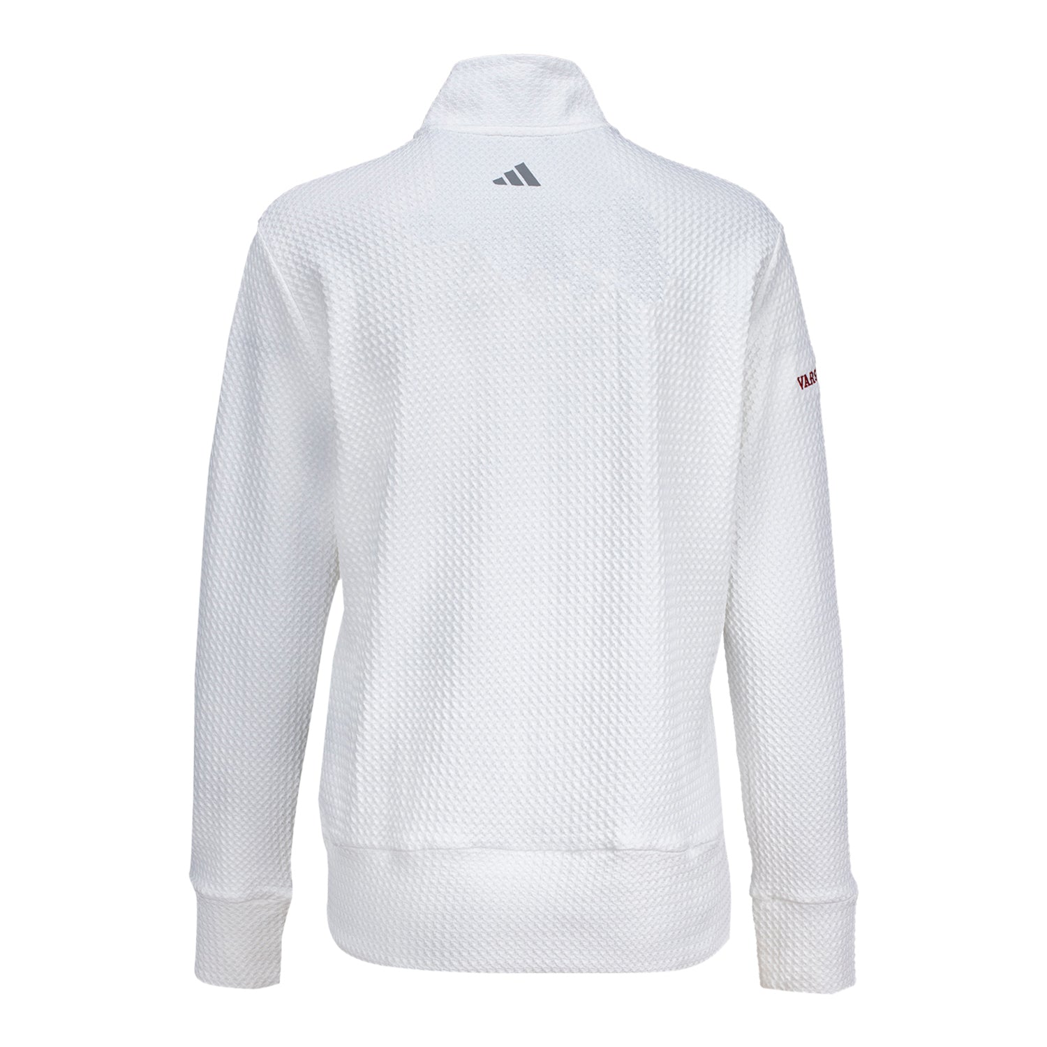 Indiana University Varsity Club Ladies White Script Full Zip Pullover