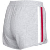 Ladies Indiana Hoosiers Side Stripe Grey Shorts - Back View