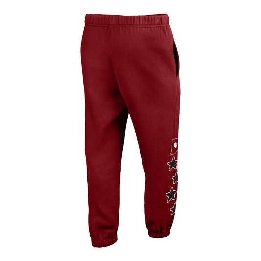 Indiana Hoosiers 47 Brand Seeing Stars Red Joggers
