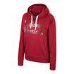 Ladies Indiana Hoosiers I'm Gliding Here Crimson Hood - Front View