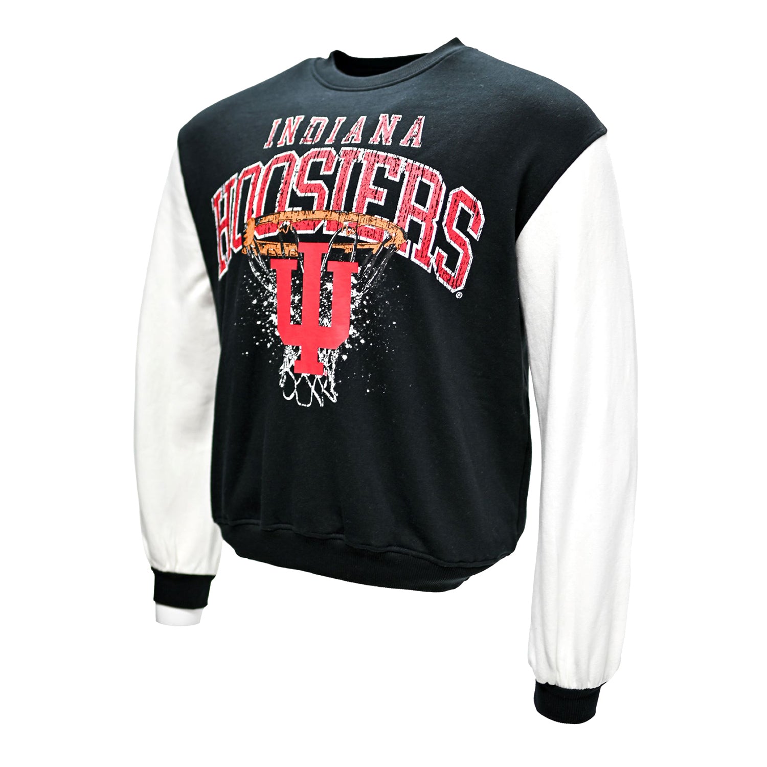 Indiana Hoosiers Ladies Jordan Swoosh Crewneck - Front View