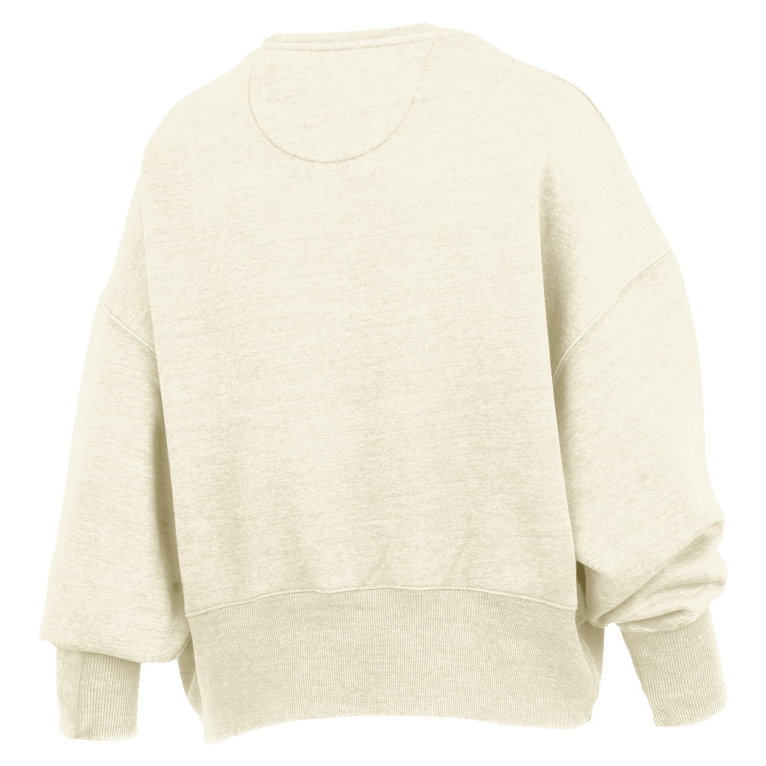 Ladies Indiana Hoosiers Youngstown Ivory Crewneck - Back View
