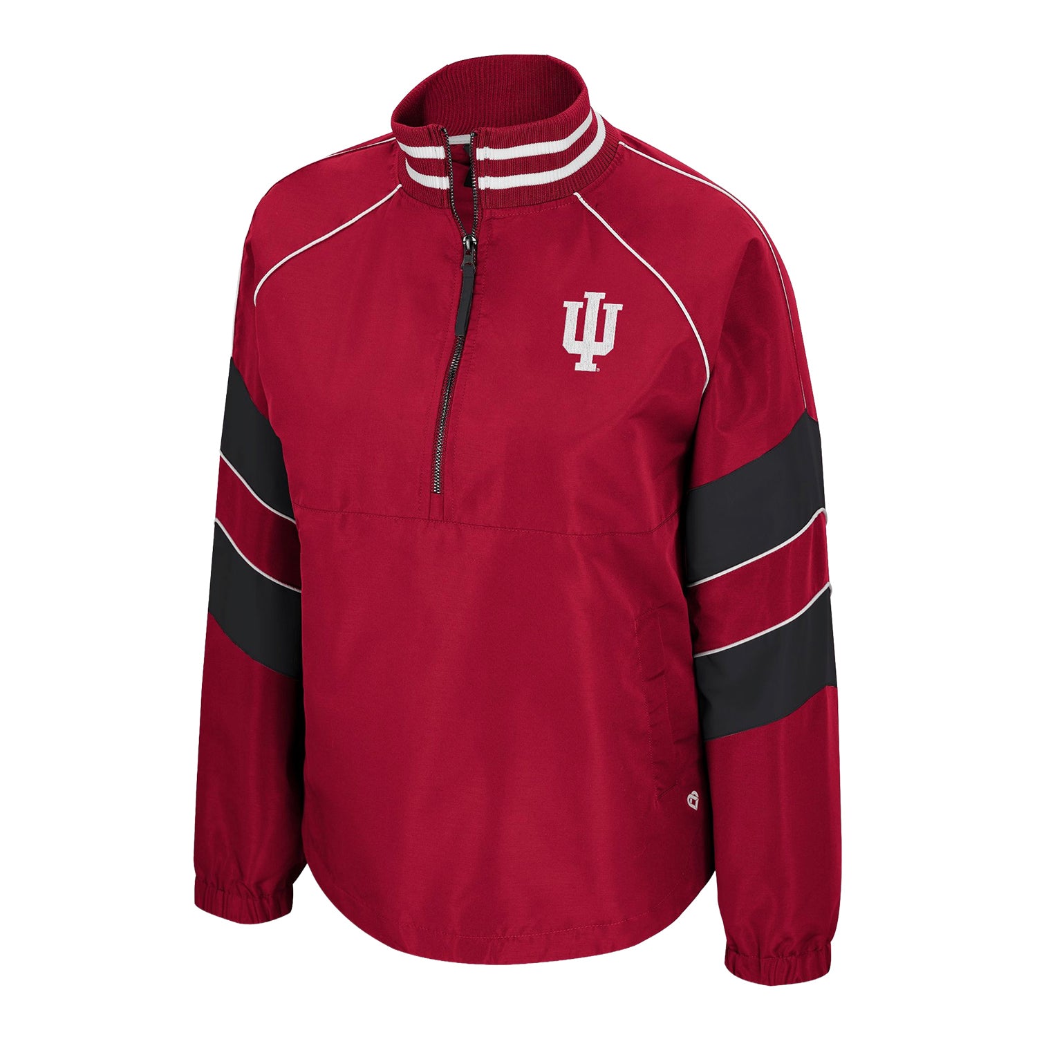 Indiana Hoosiers Columbia Sweeps 1/2-Zip Red Anorak Jacket