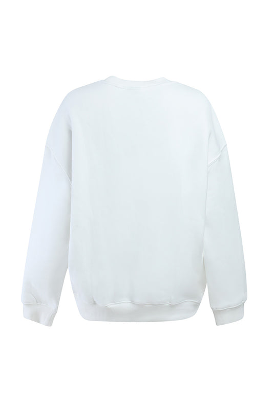 Indiana Hoosiers Volleyball Established Wordmark Crewneck - Back View