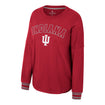 Ladies Indiana Hoosiers Isn't She Lovely Crimson Long Sleeve T-Shirt - Front View