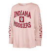 Ladies Indiana Hoosiers Cloud Nine Long Sleeve Seashell T-Shirt - Front View