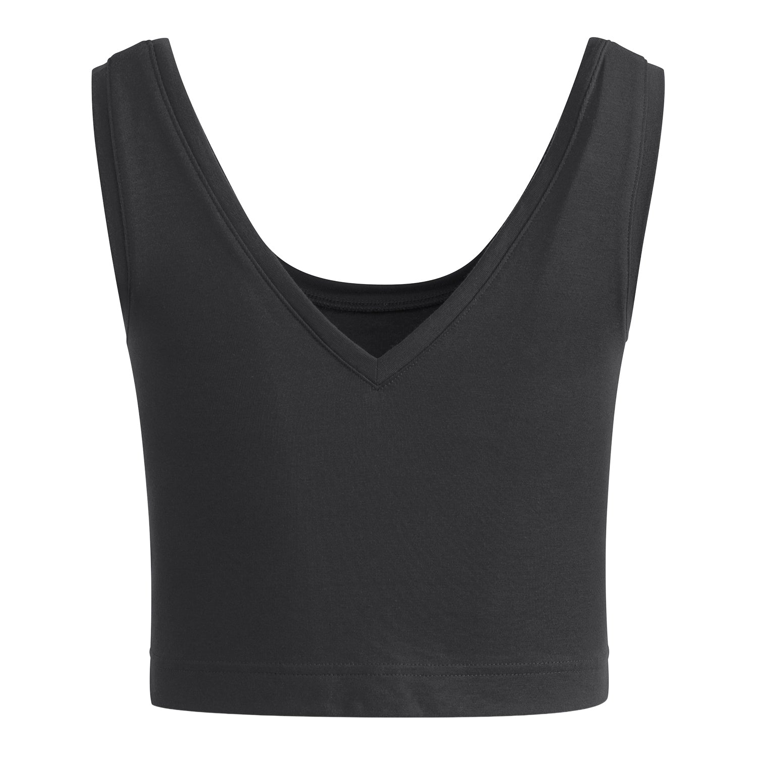 Indiana Hoosiers Adidas Ladies Black Semester Tank - Back View